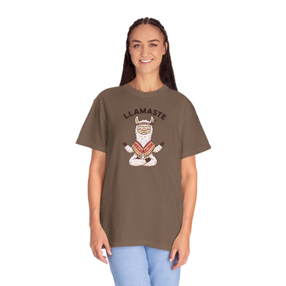 Llamaste Yoga Llama T-Shirt — Funny Meditation Unisex Tee