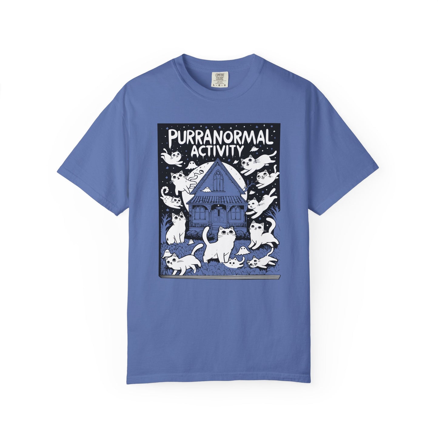 "Purranormal Activity" Cat T-Shirt — Spooky Paranormal Cat Lovers Graphic Tee