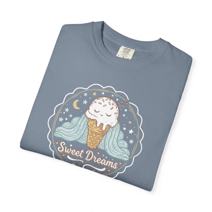 Sweet Dreams Ice Cream T-Shirt — Cute Pastel Dessert Graphic Tee