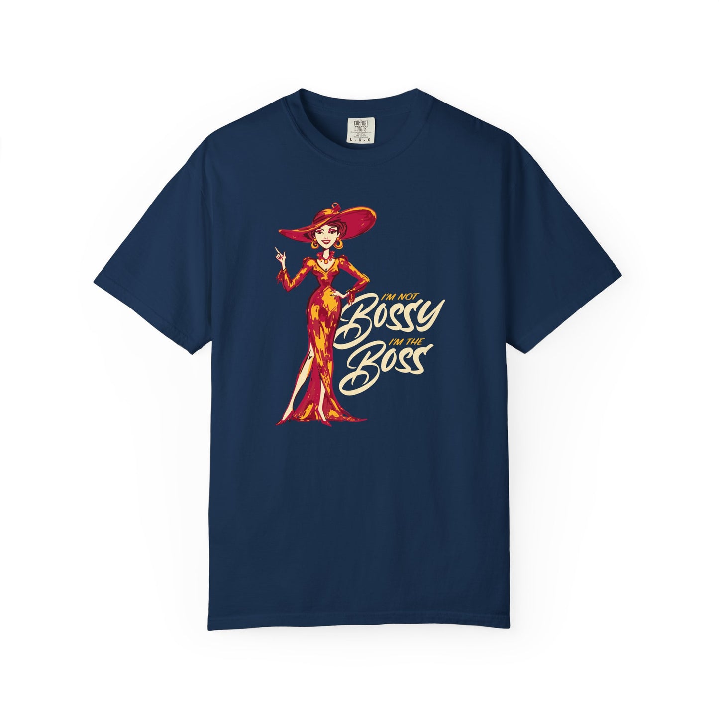 "I'm not Bossy, I'm the Boss" Graphic T-Shirt — Vintage Glam Lady Fashion Tee
