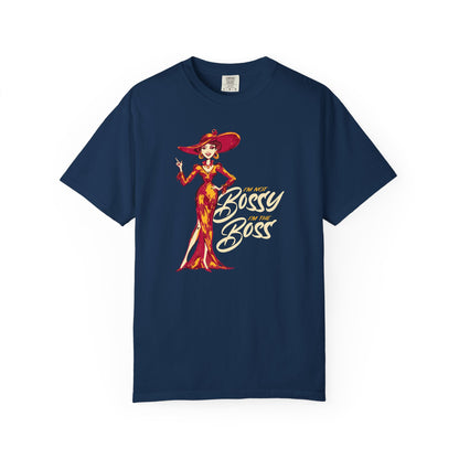 "I'm not Bossy, I'm the Boss" Graphic T-Shirt — Vintage Glam Lady Fashion Tee