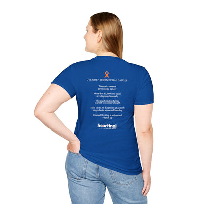 Peach Strong T-Shirt — Uterine Endometrial Cancer Fight Club Awareness Tee