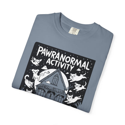 "Pawranormal Activity" Dog T-Shirt - Haunted House Fun Graphic Tee