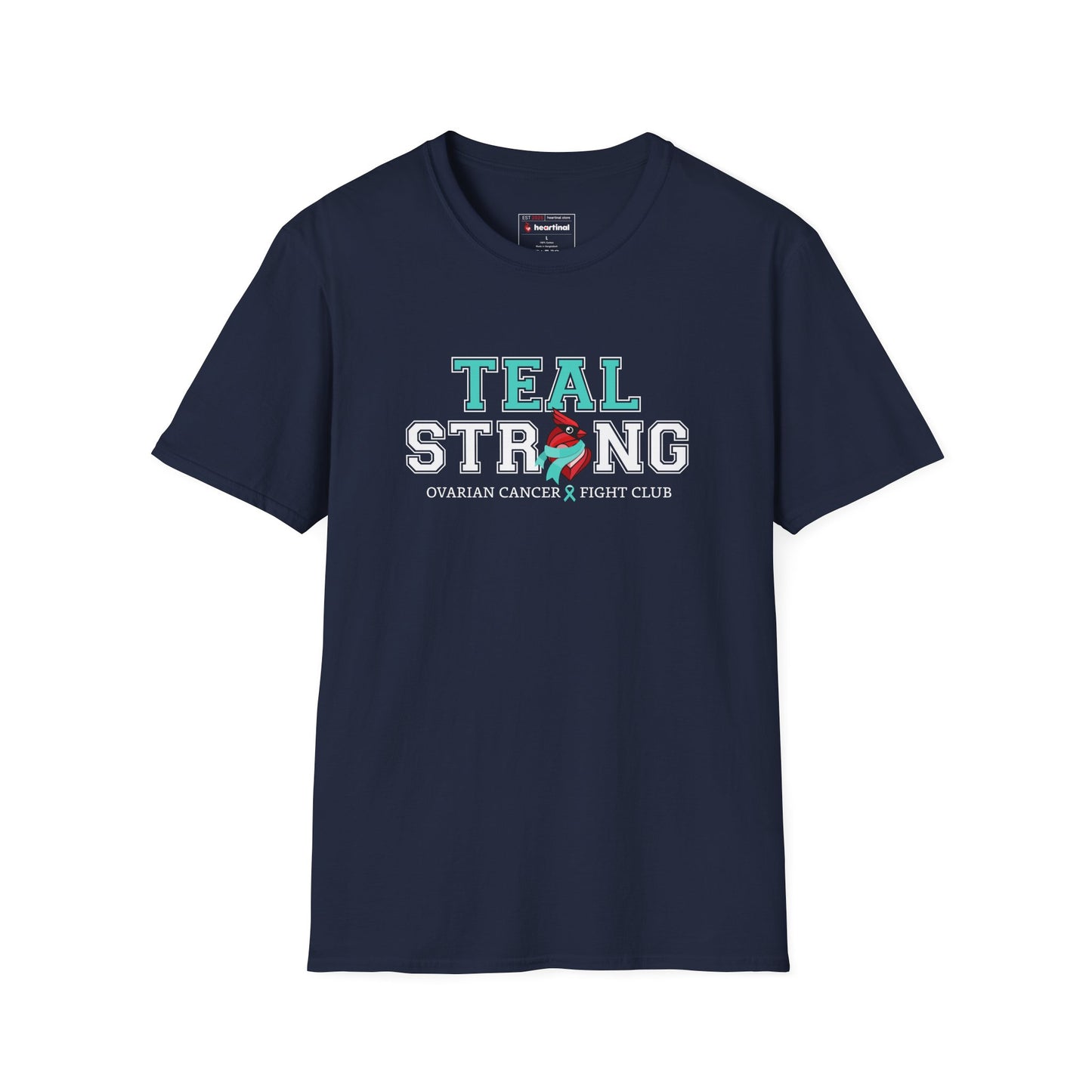 Teal Strong T-Shirt — Ovarian Cancer Awareness Support Tee