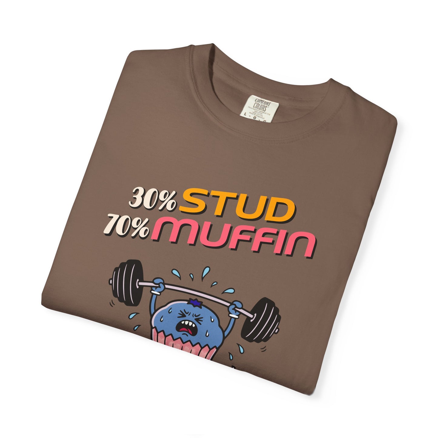 "Stud Muffin" T-Shirt — Cute Funny Gym Cupcake Fitness Design