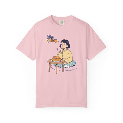 “Yin & Yam” T‑Shirt — Cute Unisex Fun Existential Snack Illustration Tee