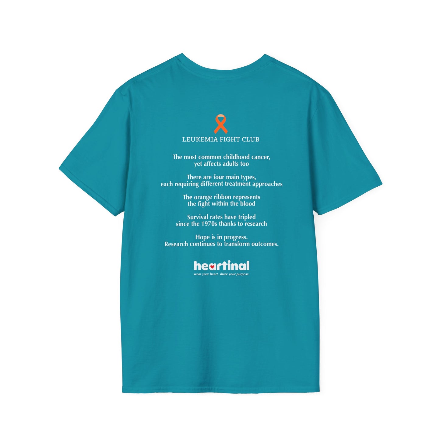 Orange Strong T-Shirt — Leukemia Cancer Fight Club Support Tee