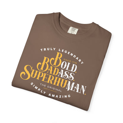Old Ass Man. Bold Badass Superhuman Graphic Tee — Motivational Vintage Style T-Shirt