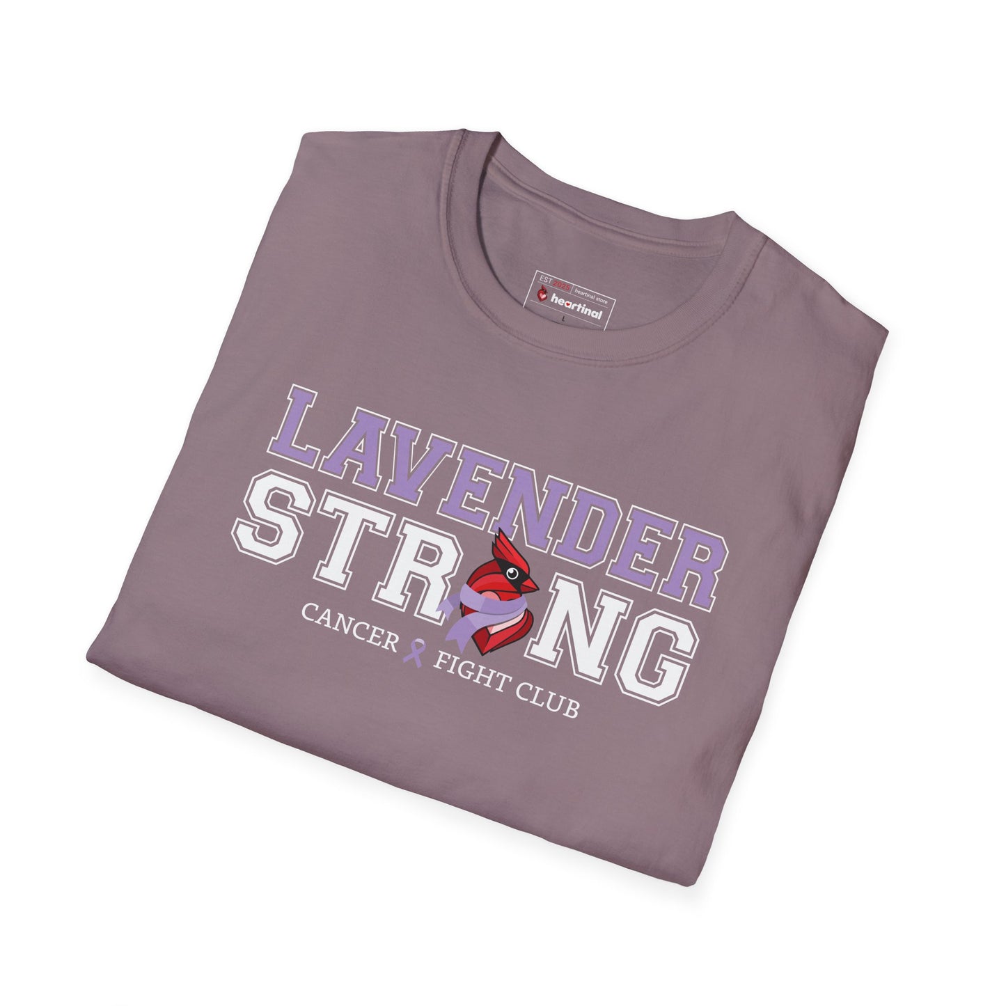 Lavender Strong T‑Shirt – Cancer Fight Club Awareness Tee