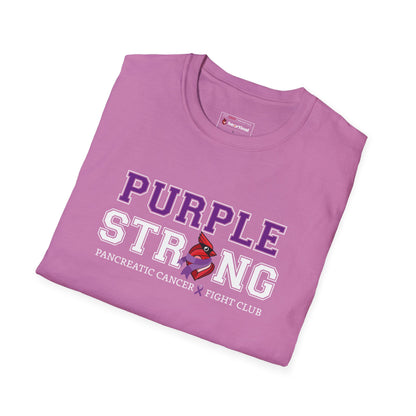 Purple Strong T-Shirt — Pancreatic Cancer Awareness Support Tee