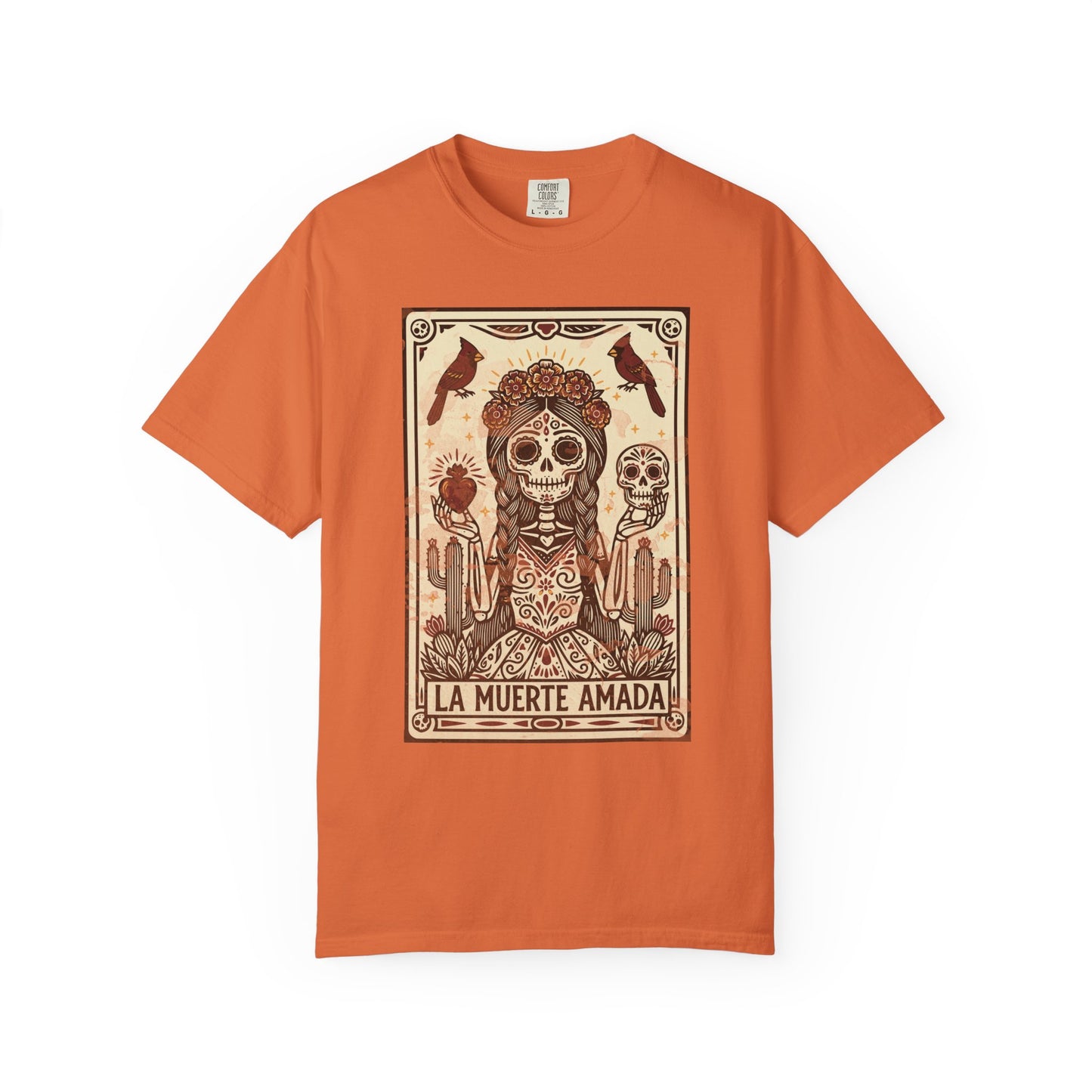 "La Muerte Amada" T-Shirt — Day of the Dead Skull Art Tee