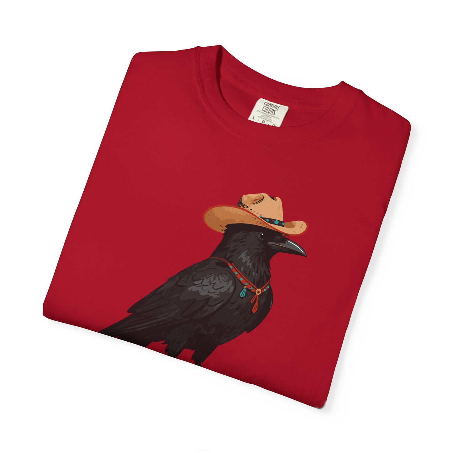 "Cawgirl" Couples Tee  — Western Raven Cowgirl Graphic T‑Shirt