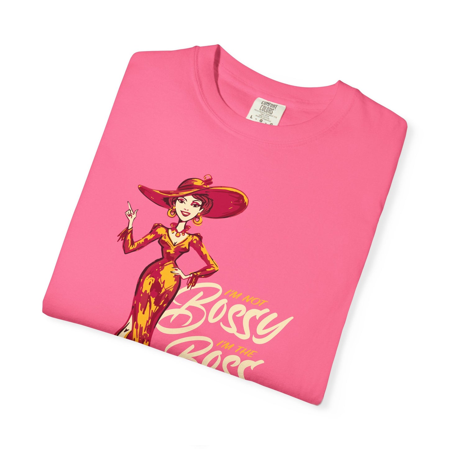 "I'm not Bossy, I'm the Boss" Graphic T-Shirt — Vintage Glam Lady Fashion Tee