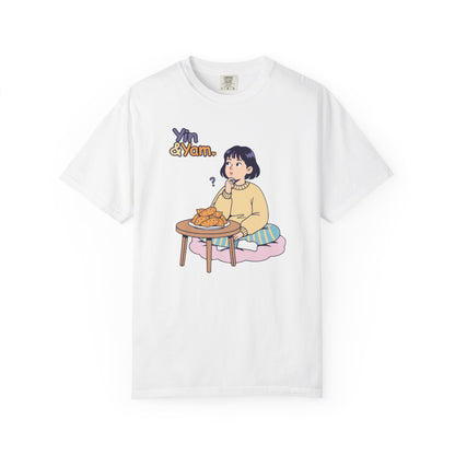 “Yin & Yam” T‑Shirt — Cute Unisex Fun Existential Snack Illustration Tee
