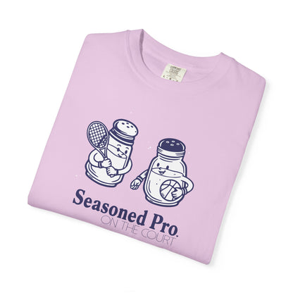 "Seasoned Pro on the Court" T-Shirt — Cute Salt & Pepper Shakers Athletic Graphic Tee
