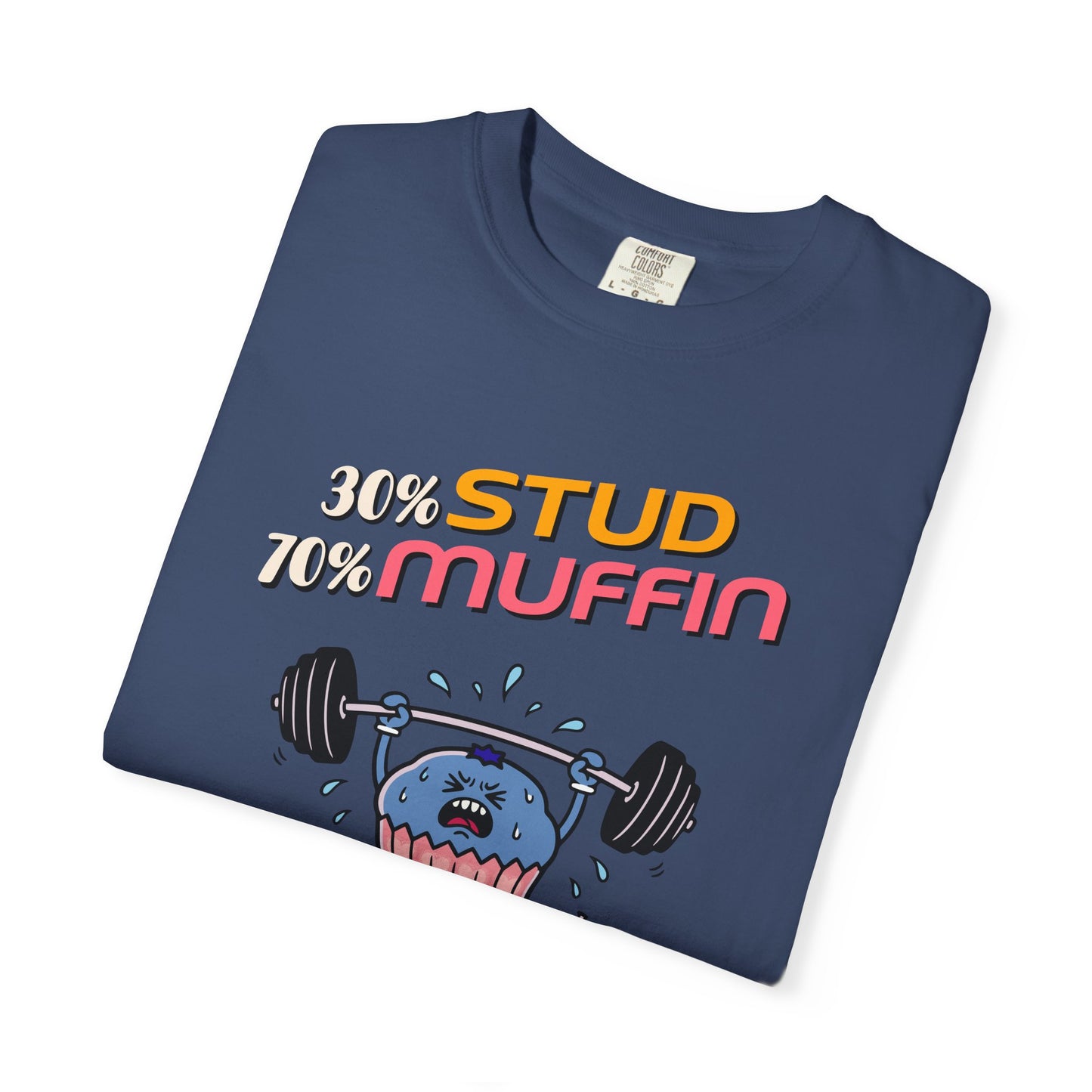 "Stud Muffin" T-Shirt — Cute Funny Gym Cupcake Fitness Design