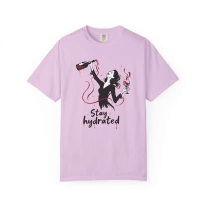 Stay Hydrated Wine T-Shirt — Funny Wine Lover Graphic Tee