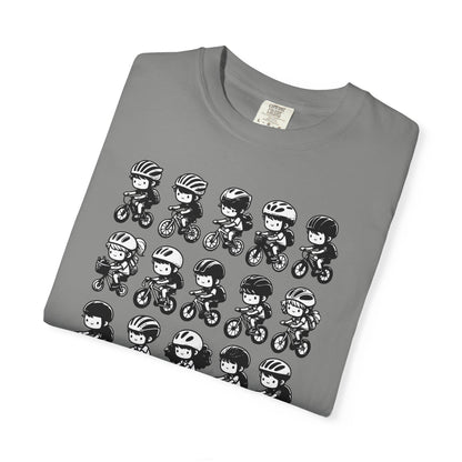 Pedal for the Medal Graphic Tee — Cute Cycling Crew Illustration T-Shirt