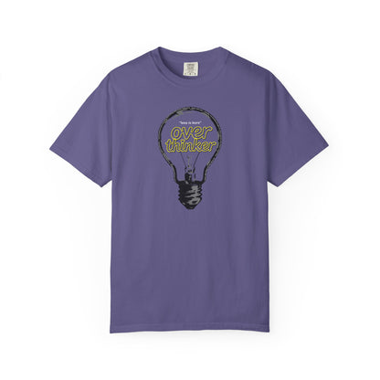 "Overthinker: Less Is Bore" Lightbulb T-Shirt - Smart Funny Tee