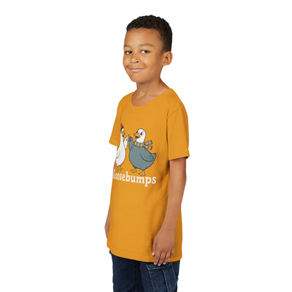 "Goosebumps" Youth Tee - Cute Winter Geese Kids Shirt