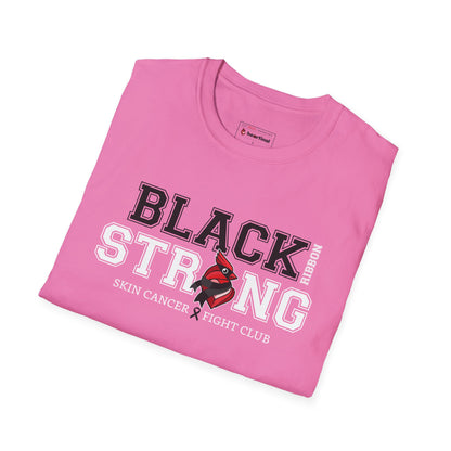 Black Ribbon Strong T-Shirt — Skin Cancer Fight Club Awareness Tee