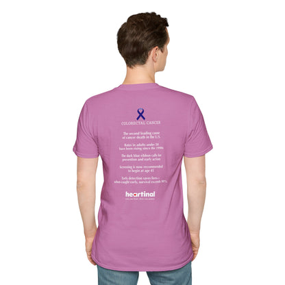 Dark Blue Strong T-Shirt — Colorectal Cancer Awareness Support Tee
