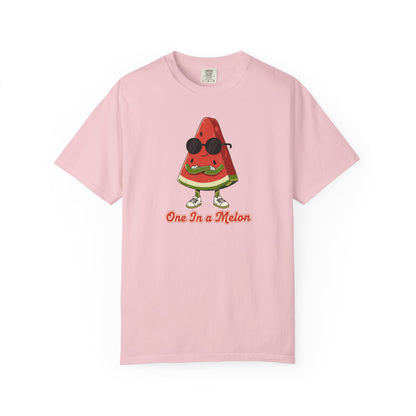 One in a Melon T-Shirt — Cute Sunglasses Watermelon Graphic Tee