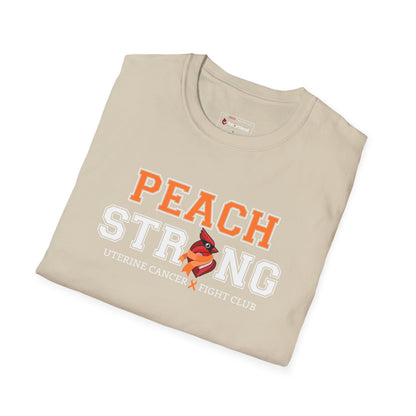 Peach Strong T-Shirt — Uterine Endometrial Cancer Fight Club Awareness Tee
