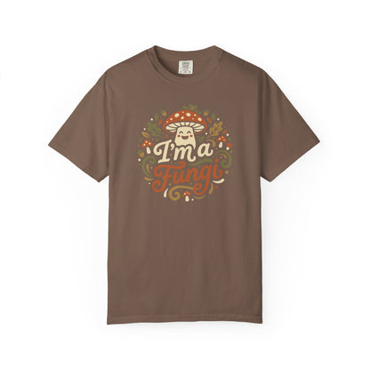"I'm a Fungi" T-Shirt — Cute Mushroom Graphic Tee for Nature Lovers