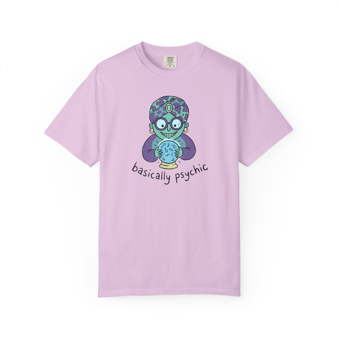 "Basically Psychic" T-Shirt - Cute Fortune Teller Graphic Tee