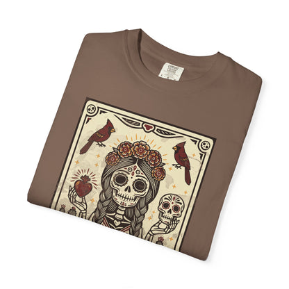 "La Muerte Amada" T-Shirt — Day of the Dead Skull Art Tee