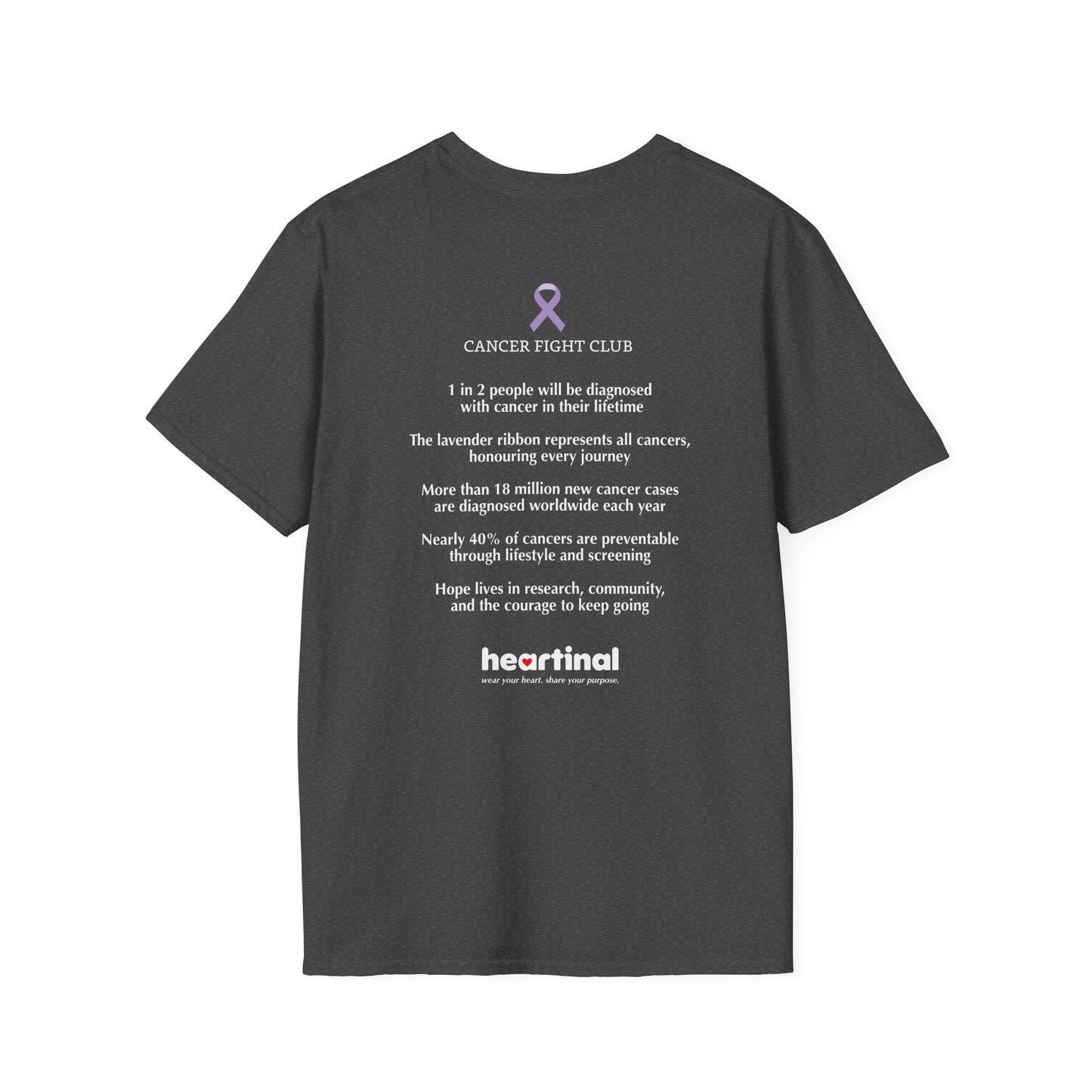Lavender Strong T‑Shirt – Cancer Fight Club Awareness Tee