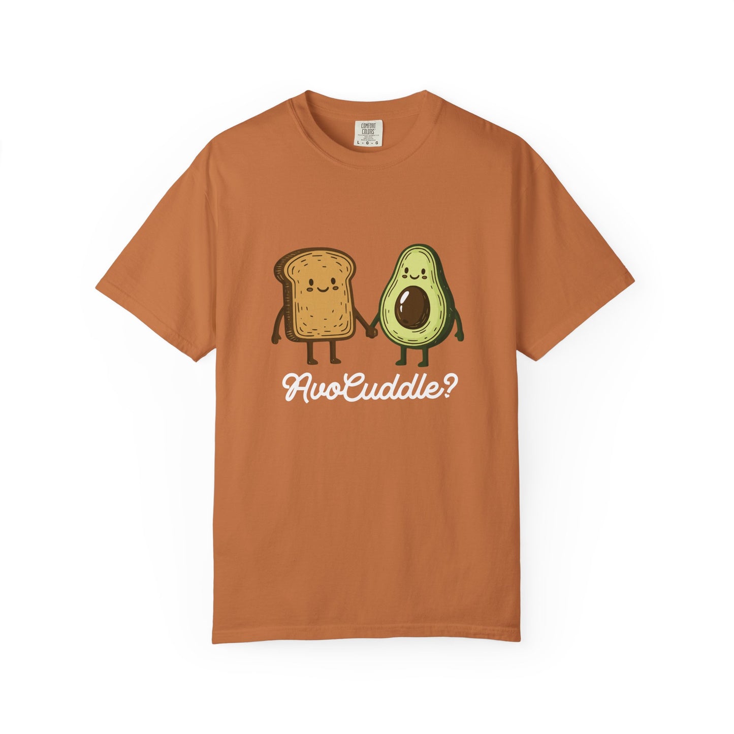 "AvoCuddle?" T-Shirt - Cute Avocado & Toast Couple Tee