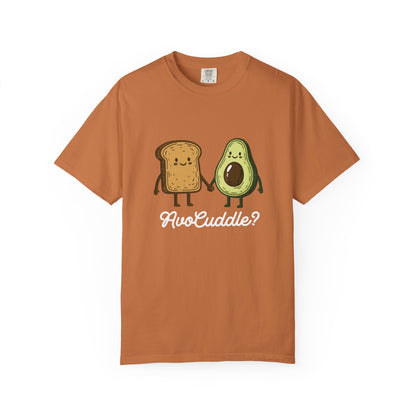 "AvoCuddle?" T-Shirt - Cute Avocado & Toast Couple Tee