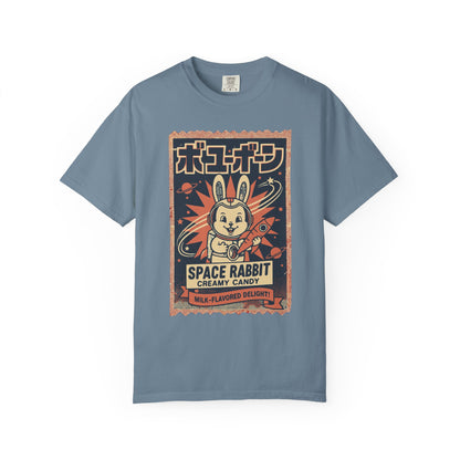 Space Rabbit T-Shirt — Retro Japanese Candy Graphic Tee