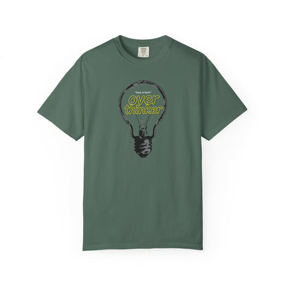 "Overthinker: Less Is Bore" Lightbulb T-Shirt - Smart Funny Tee