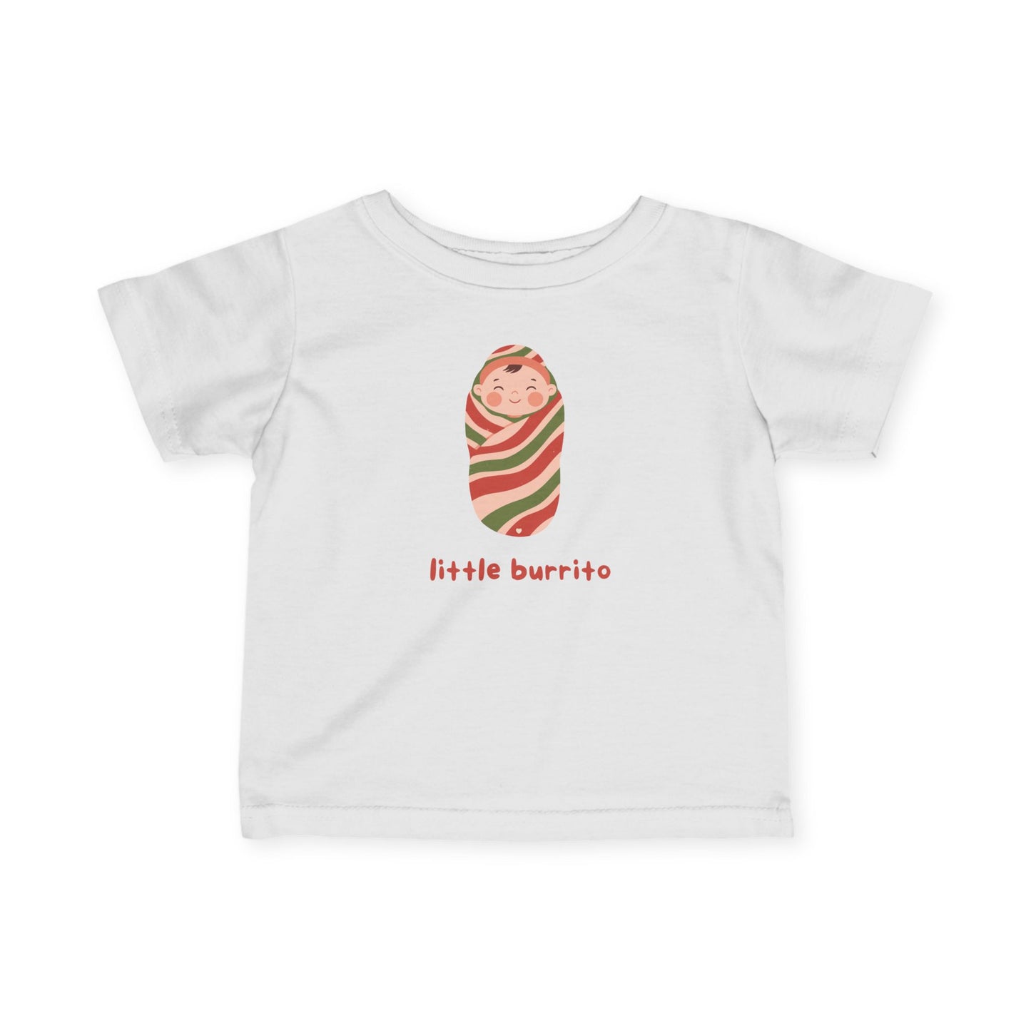 'Little Burrito' Infant Tee — Adorable Swaddle Baby Shirt