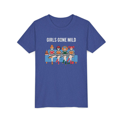 "Girls Gone Mild" Youth Tee – Cute Reading Club Graphic T-Shirt