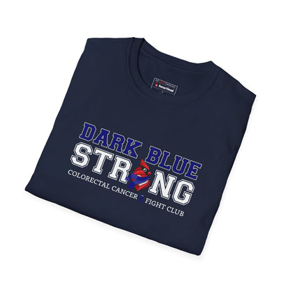 Dark Blue Strong T-Shirt — Colorectal Cancer Awareness Support Tee
