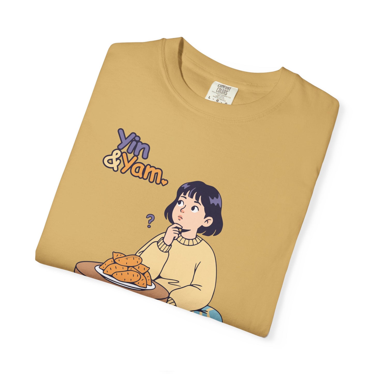 “Yin & Yam” T‑Shirt — Cute Unisex Fun Existential Snack Illustration Tee