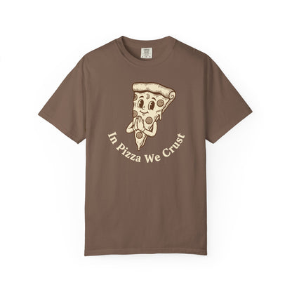 "In Pizza We Crust" T-Shirt — Cute Cartoon Pizza Slice Tee