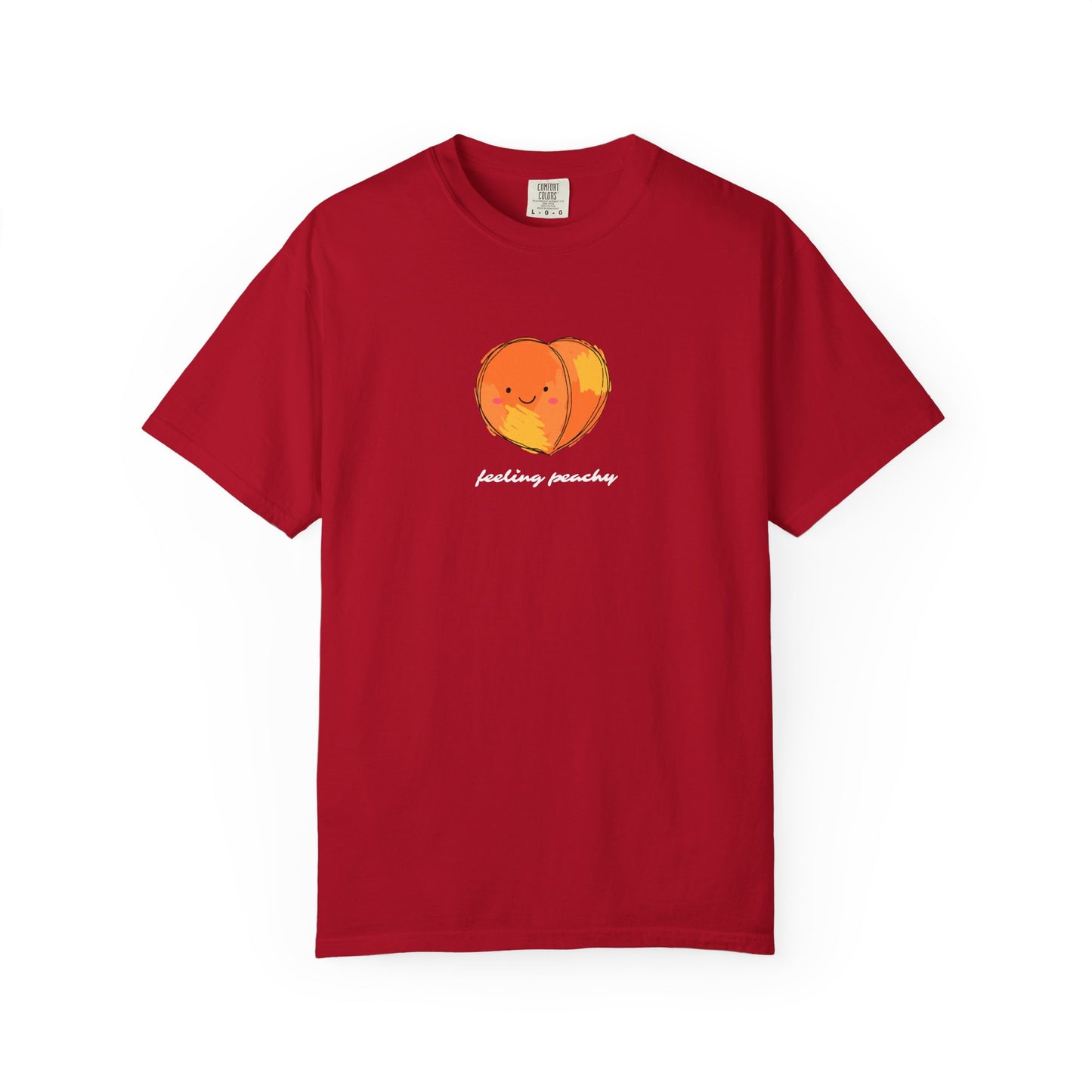 "Feeling Peachy" T-Shirt — Cute Kawaii Peach Graphic Tee