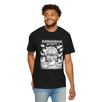 "Purranormal Activity" Cat T-Shirt — Spooky Paranormal Cat Lovers Graphic Tee