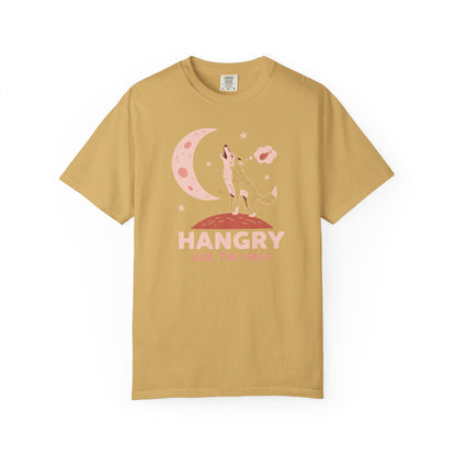 Hangry Like the Wolf T-Shirt — Cute Howling Wolf Graphic Tee