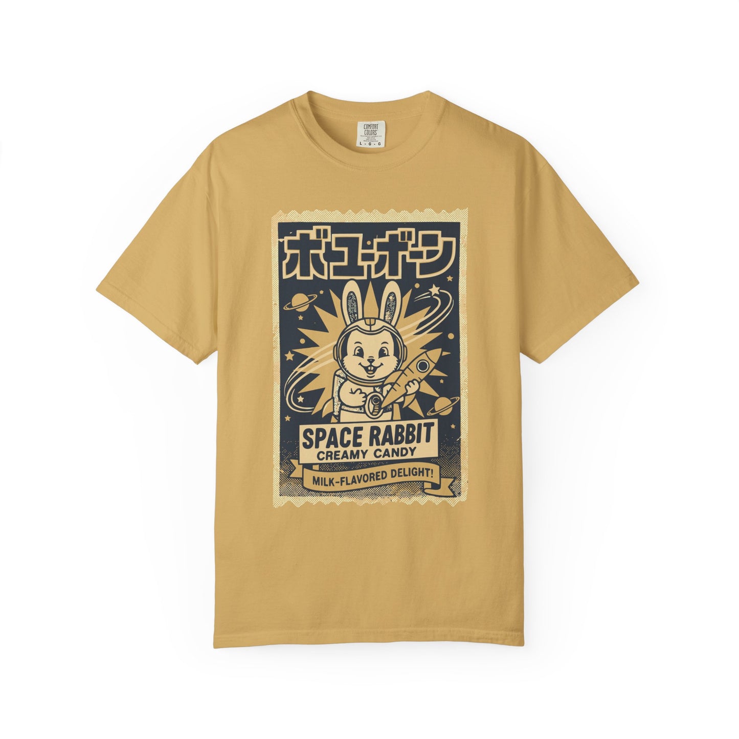 Space Rabbit T-Shirt — Retro Japanese Candy Graphic Tee