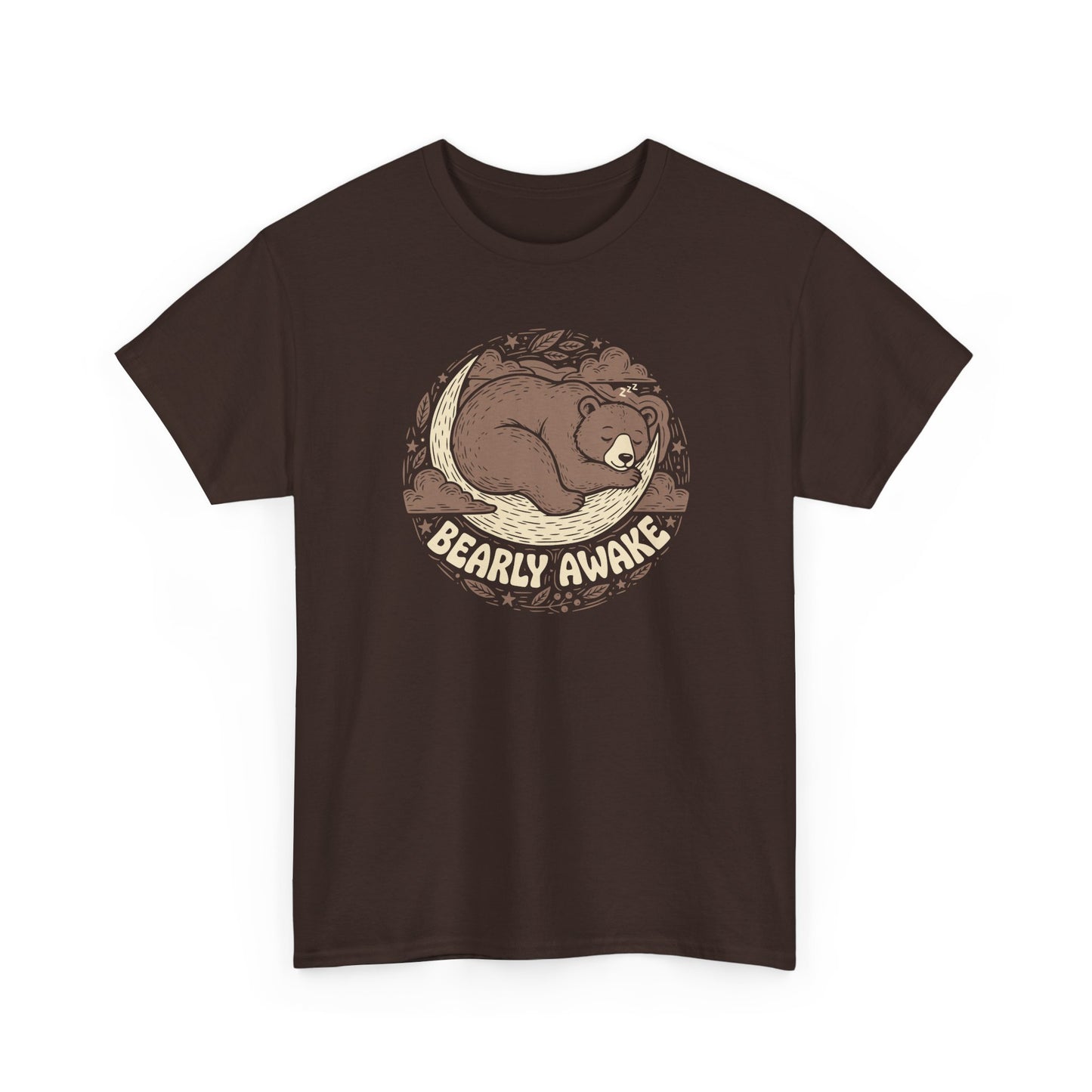 Bearly Awake T-Shirt — Cute Sleeping Bear Graphic Tee