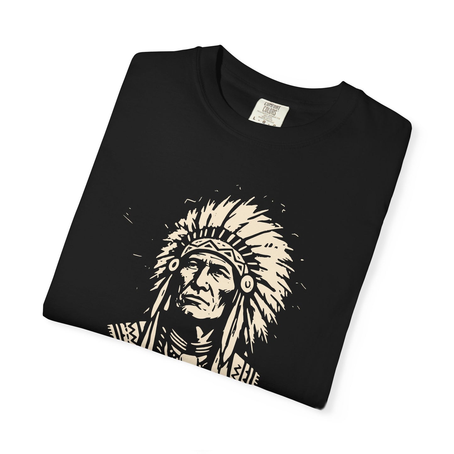 Revolution Graphic T-Shirt - Native Chief First Nation Illustrated Tee