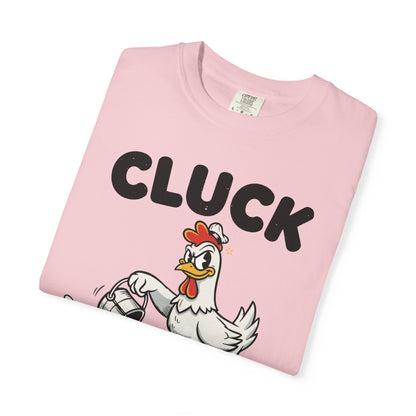 "Cluck: Excuse My Fowl Language" T-Shirt — Funny Chicken Graphic Tee