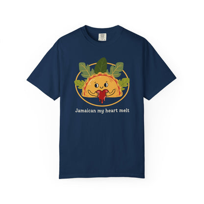 "Jamaican My Heart Melt" T-Shirt — Cute Patty Character Tee
