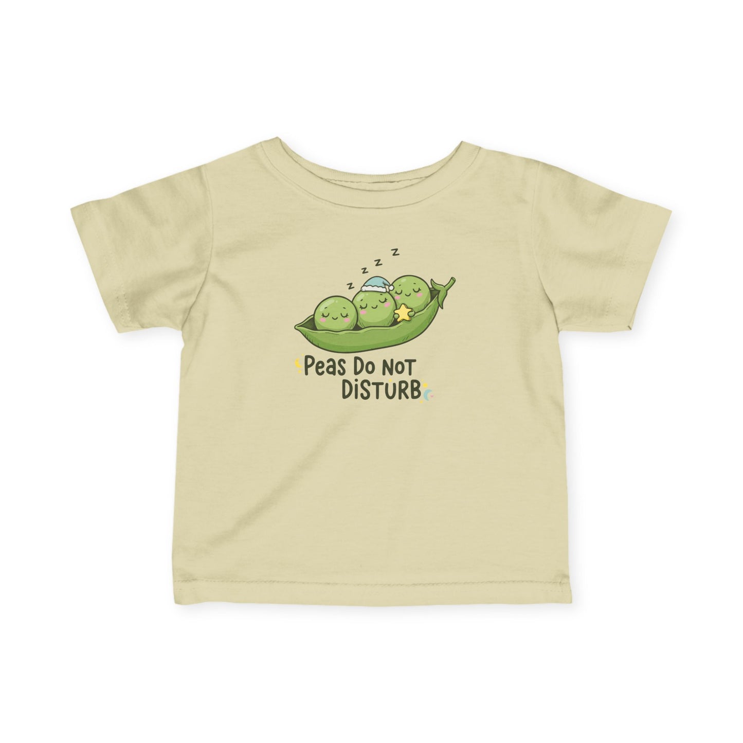 "Peas Do Not Disturb" Infant Tee — Cute Sleeping Peas Baby Shirt